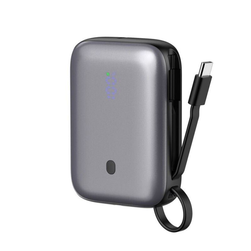 Platinet Power Bank 10000mAh 20W με Θύρα USB-A και 2 Θύρες USB-C Μαύρο