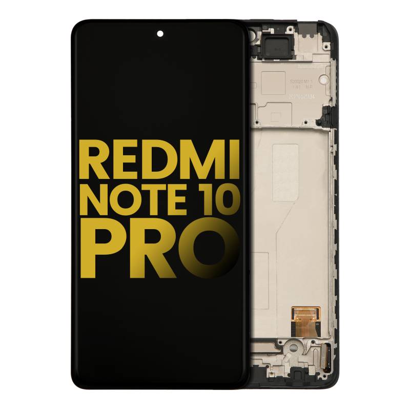 Xiaomi Redmi Note 10 Pro 4G Frontcover + Lcd + Touch + Black Grade A