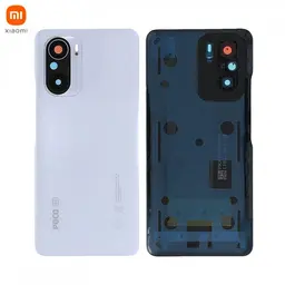 Xiaomi Poco F3 Battery Cover + Camera Lens White Original