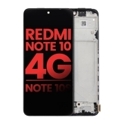 Xiaomi Redmi Note 10 4G / Note 10S Frontcover + Lcd (SOFT OLED) + Touch Black Grade A+