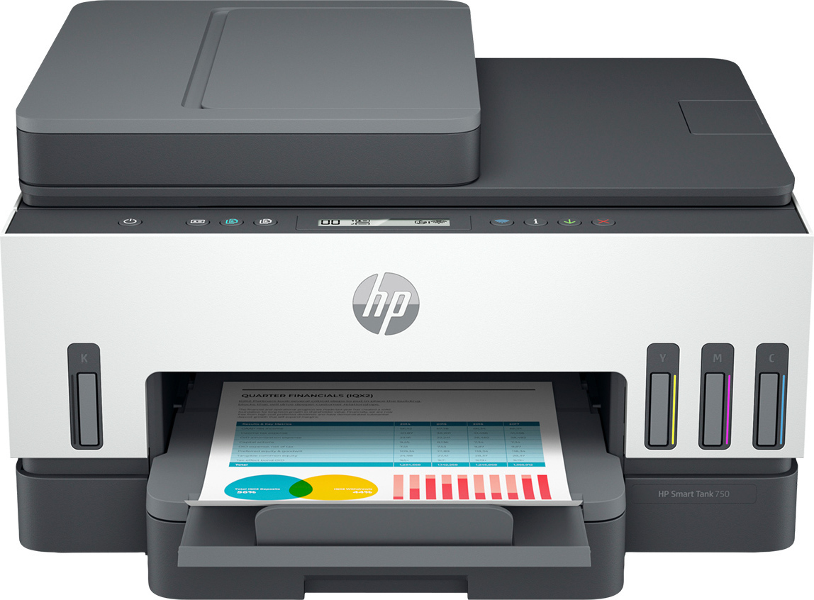 HP Smart Tank 750 All-in-One Έγχρωμο Πολυμηχάνημα Inkjet με WiFi και Mobile Print
