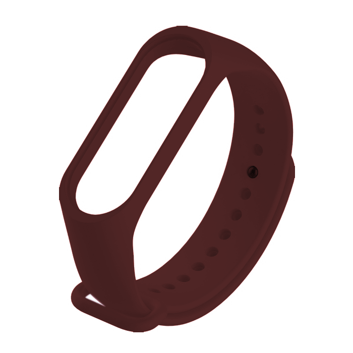 Λουράκι Σιλικόνης για Xiaomi (Mi Band 3/Mi Smart Band 4) – Xρώμα: Καφέ