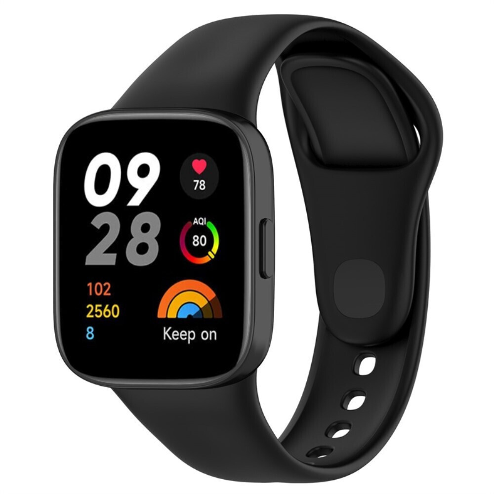 Λουράκι Σιλικόνης Μαύρο (Redmi Watch 3)