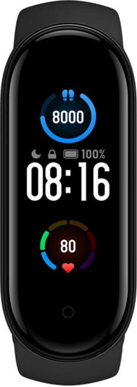 Xiaomi Mi Smart Band 5 Αδιάβροχο με Παλμογράφο Μαύρο