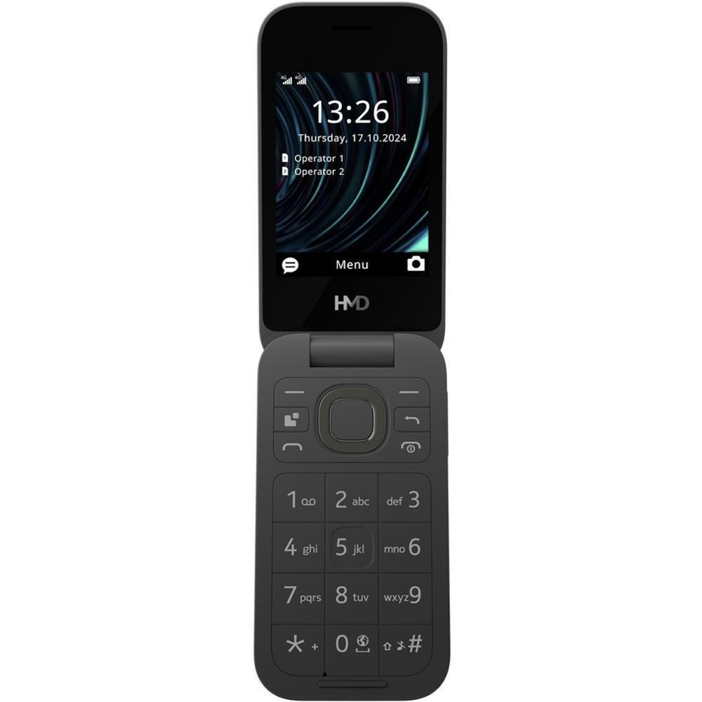 HMD 2660 Flip Dual SIM Κινητό με Μεγάλα Κουμπιά Μαύρο