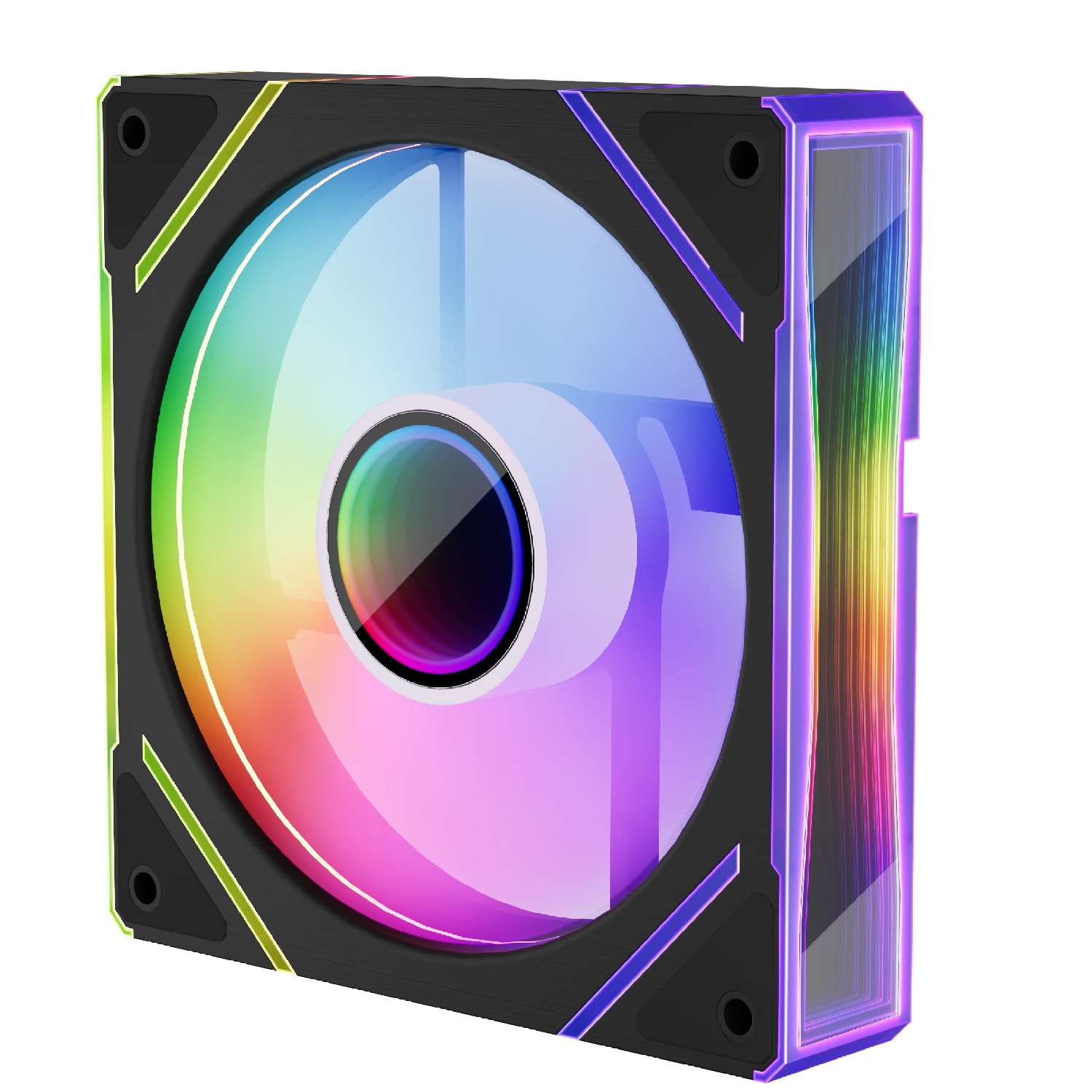 1stPlayer Fan 120mm FC(AP) – Infinity Mirror ARGB – Black