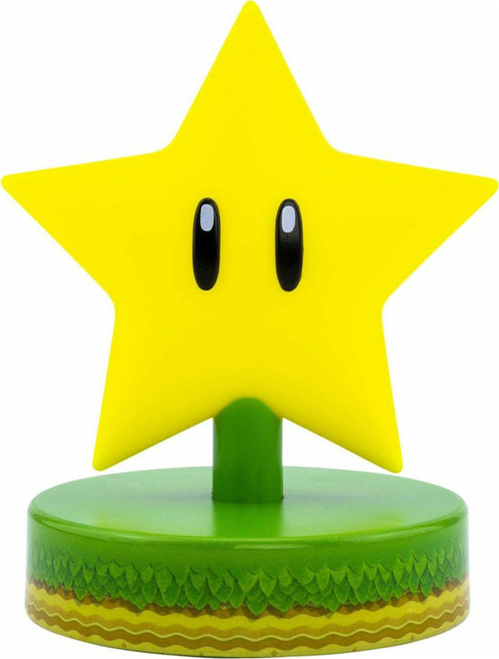 Paladone Led Παιδικό Διακοσμητικό Φωτιστικό Super Mario Bros Super Star Κίτρινο